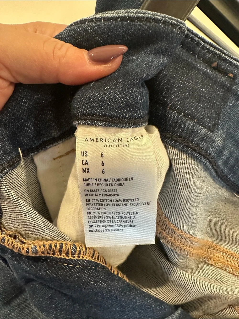 American Eagle Outfitters high rise